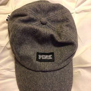 PINK by Victoria Secret grey baseball cap
